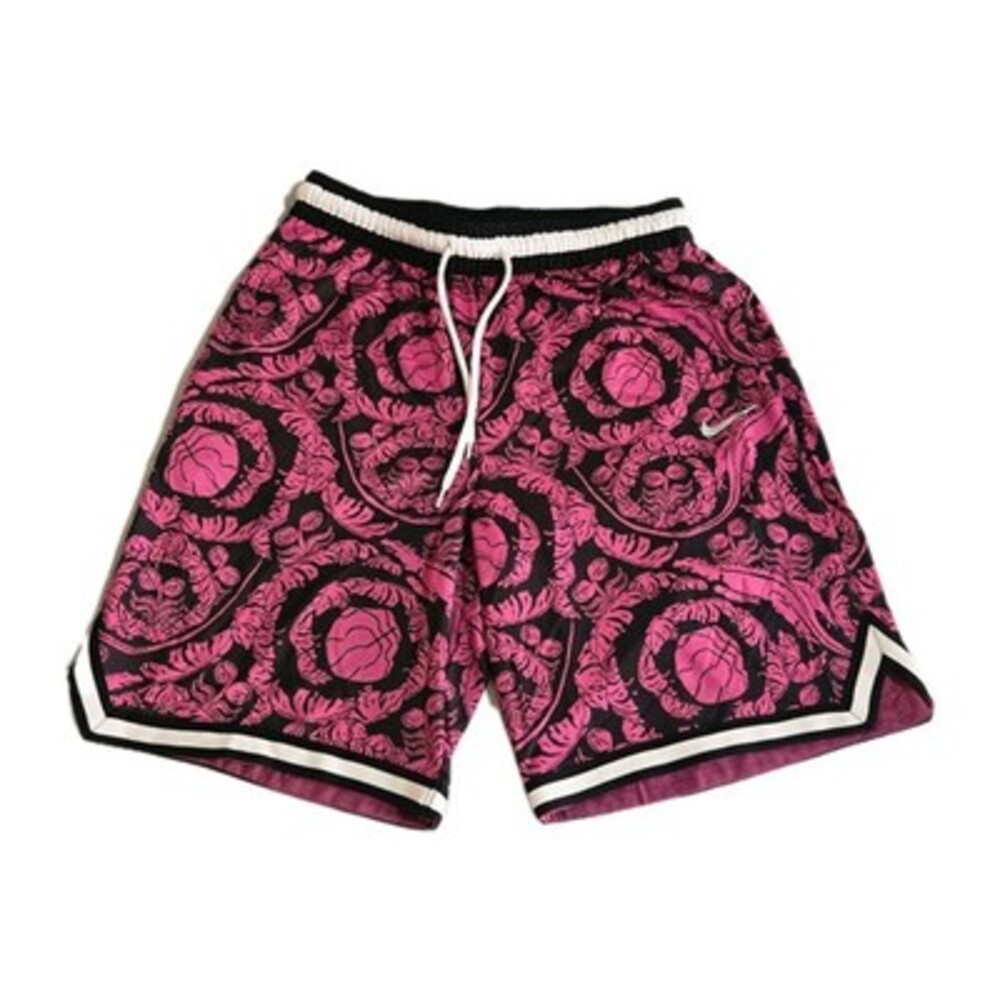 Nike Dri-Fit DNA Printed Basketball Shorts Black/Fireberry/White Men's Medium